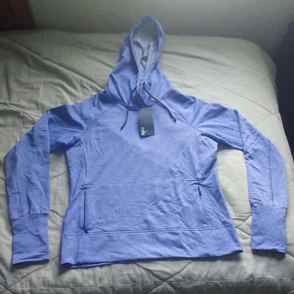 RYU Train + Develop In your Ink Blue Hoody athlerisure workout XS NWT - Picture 6 of 11